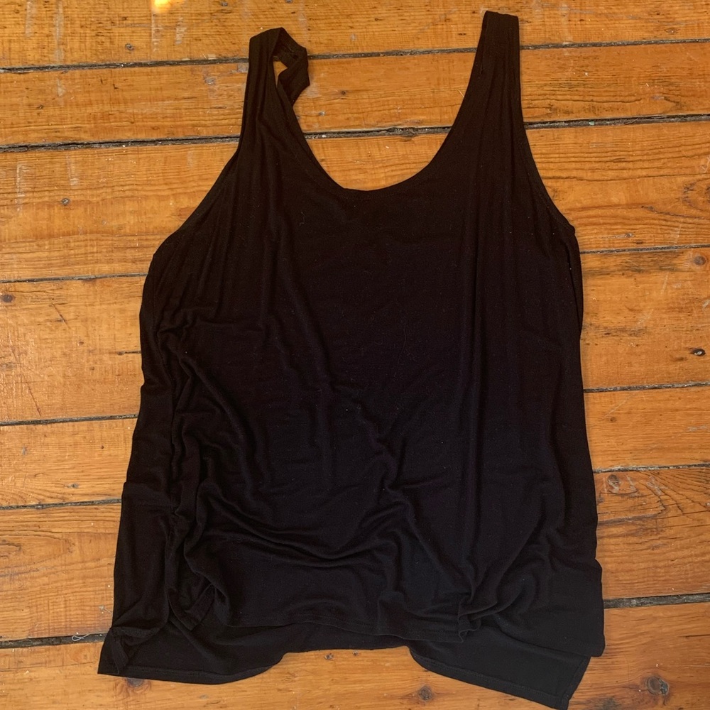plain black tank - Picture 2 of 3